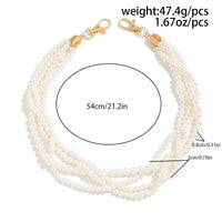 Thumbnail for Chic Multi - layer Pearl Trouser Chain - ArtGalleryZen