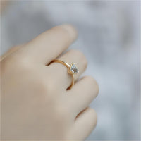 Thumbnail for Chic Natural Turquoise Topaz Stone Ring - ArtGalleryZen