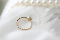 Thumbnail for Chic Natural Turquoise Topaz Stone Ring - ArtGalleryZen