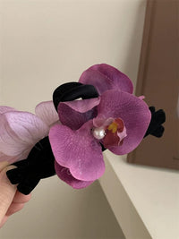 Thumbnail for Chic Orchid Flower Claw Clip Hair Clip - ArtGalleryZen