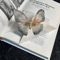 Thumbnail for Chic Pearl Charm Sheer Mesh Butterfly Hair Clip - ArtGalleryZen