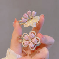Thumbnail for Chic Pearl Inlaid Flower Claw Clip Hair Clip - ArtGalleryZen