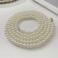 Thumbnail for Chic Pearl Long Chain Anklet - ArtGalleryZen