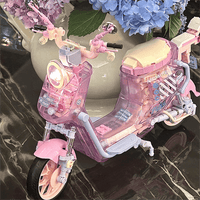 Thumbnail for Chic Pink LEGO Compatible Motor Building Bricks - ArtGalleryZen