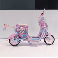 Thumbnail for Chic Pink LEGO Compatible Motor Building Bricks - ArtGalleryZen