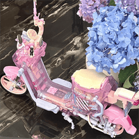 Thumbnail for Chic Pink LEGO Compatible Motor Building Bricks - ArtGalleryZen