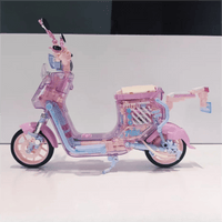 Thumbnail for Chic Pink LEGO Compatible Motor Building Bricks - ArtGalleryZen