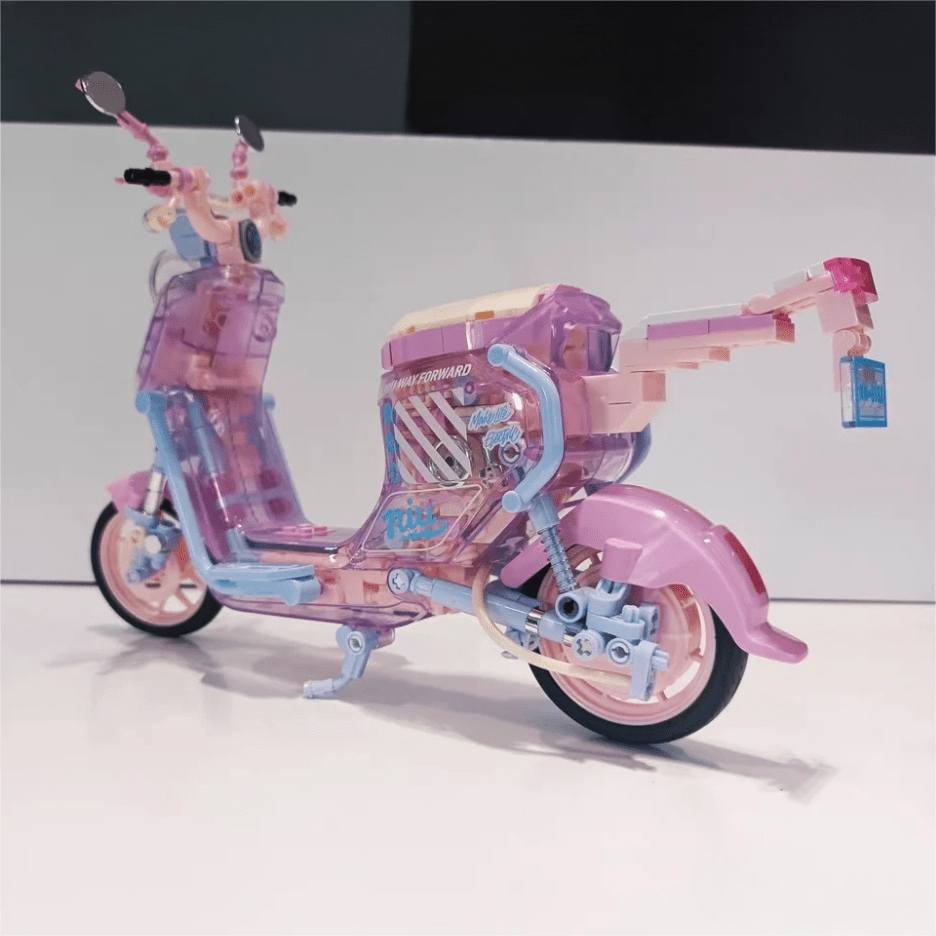 Chic Pink LEGO Compatible Motor Building Bricks - ArtGalleryZen