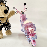 Thumbnail for Chic Pink LEGO Compatible Motor Building Bricks - ArtGalleryZen