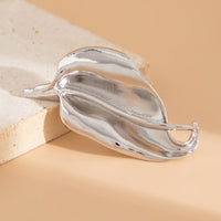 Thumbnail for Chic Pleated Leaf Pin Brooch - ArtGalleryZen
