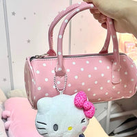 Thumbnail for Chic Polka Dot Leather Crossbody Tote Bag - ArtGalleryZen