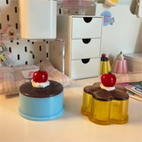 Thumbnail for Chic Crystal Pudding Storage Box Jewelry Box