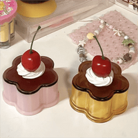 Thumbnail for Chic Crystal Pudding Storage Box Jewelry Box