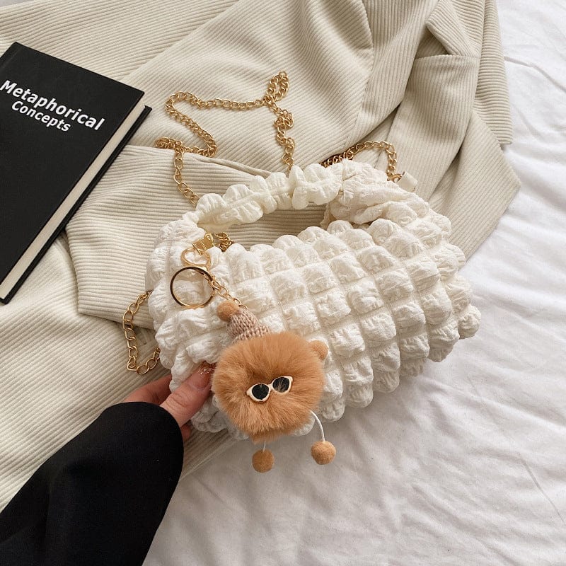 Chic Puffy Tote Shoulder Bag - ArtGalleryZen