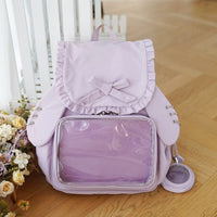 Thumbnail for Chic Rabbit Ears Transparent Display Backpack Bag