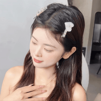 Thumbnail for Chic Rhinestone Heart Resin Hair Clip - ArtGalleryZen