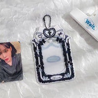 Thumbnail for Chic Ribbon Bowknot Kpop Keychain Photocard Holder - ArtGalleryZen