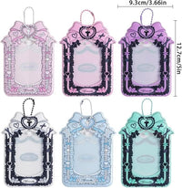 Thumbnail for Chic Ribbon Bowknot Kpop Keychain Photocard Holder - ArtGalleryZen