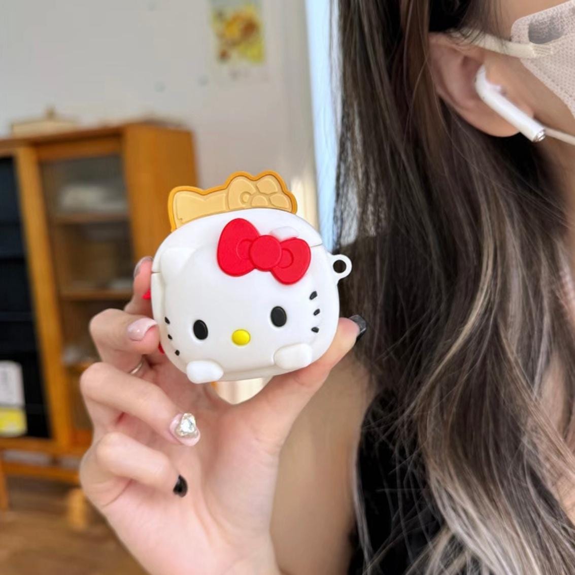 Chic Sanrio Hello Kitty Toaster AirPods Earphone Case