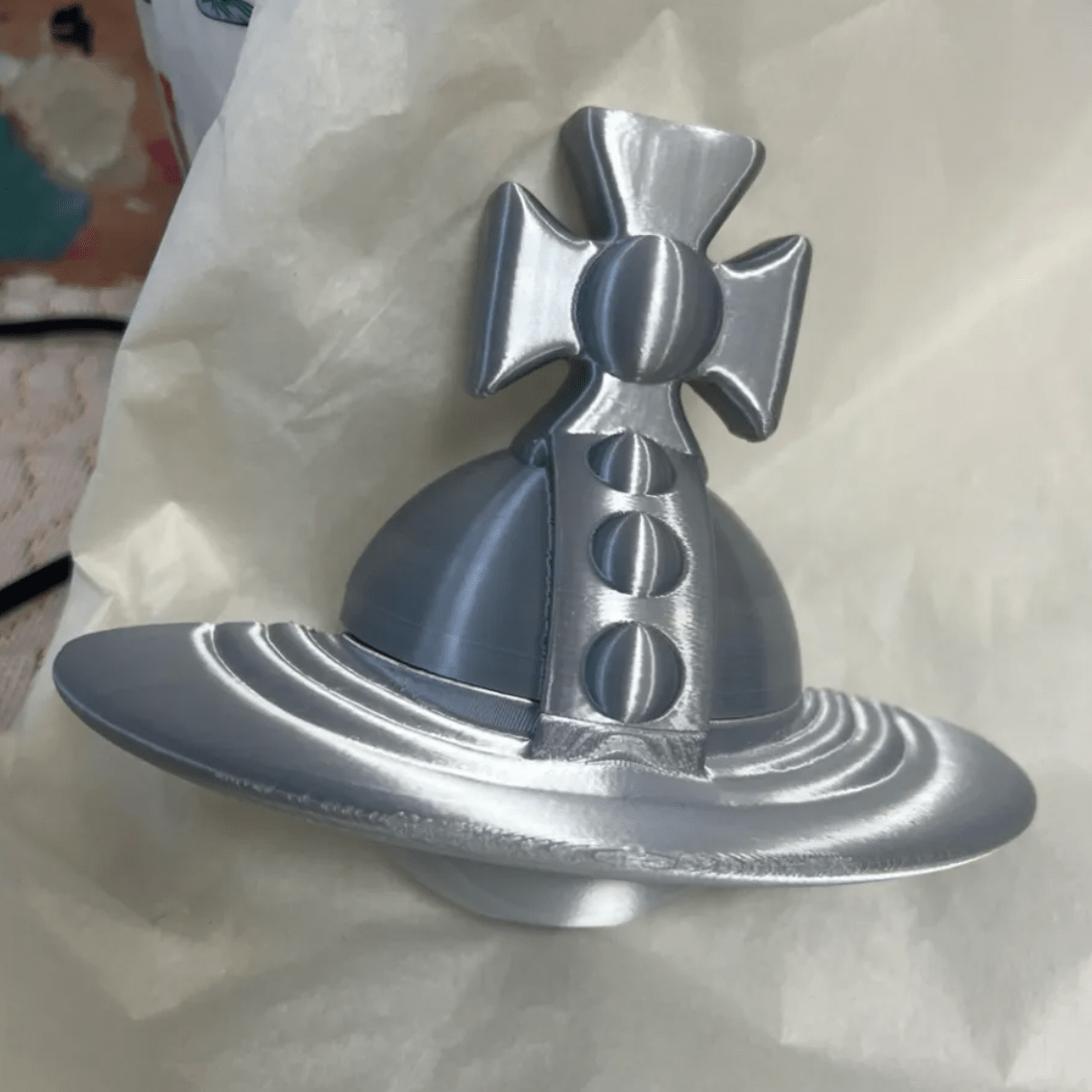 Chic Saturn Planet 3D Printed AirPods Earphone Case - ArtGalleryZen