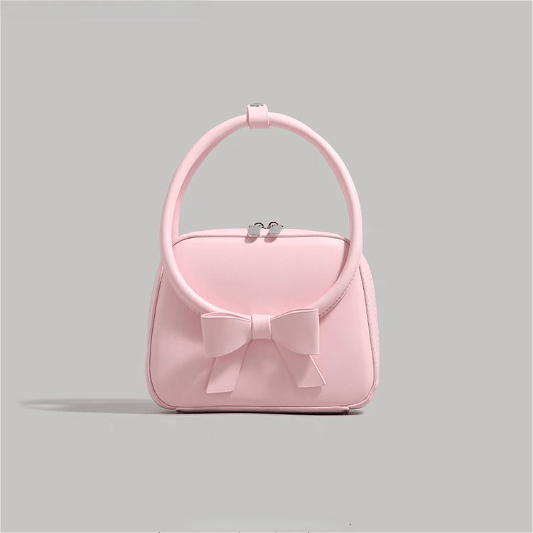 Chic Shoulder Crossbody Bowknot Leather Bag - ArtGalleryZen