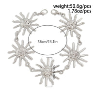 Thumbnail for Chic Silver Plated Sun Bag Chain - ArtGalleryZen