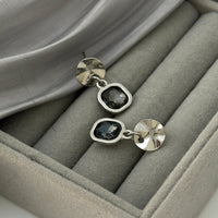 Thumbnail for Chic Square Rhinestone Dangle Earrings - ArtGalleryZen