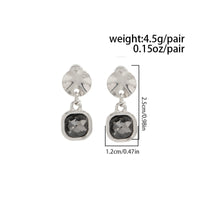 Thumbnail for Chic Square Rhinestone Dangle Earrings - ArtGalleryZen