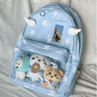 Thumbnail for Chic Star Angel Kpop Fan Display Backpack - ArtGalleryZen
