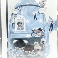 Thumbnail for Chic Star Angel Kpop Fan Display Backpack - ArtGalleryZen