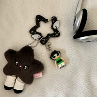 Thumbnail for Chic Star Angel Wing Kpop Acrylic Keychain Carabiner - ArtGalleryZen