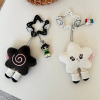 Thumbnail for Chic Star Angel Wing Kpop Acrylic Keychain Carabiner - ArtGalleryZen