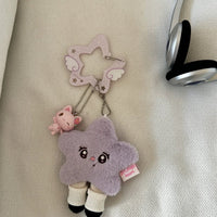 Thumbnail for Chic Star Angel Wing Kpop Acrylic Keychain Carabiner - ArtGalleryZen