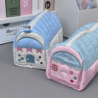 Thumbnail for Chic Star Bowknot House Embroidered Pencil Case Storage Bag - ArtGalleryZen