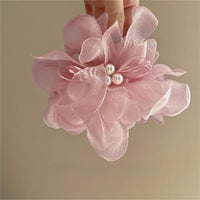 Thumbnail for Chic Sweet Floral Lace Pearl Hair Clip Claw - ArtGalleryZen