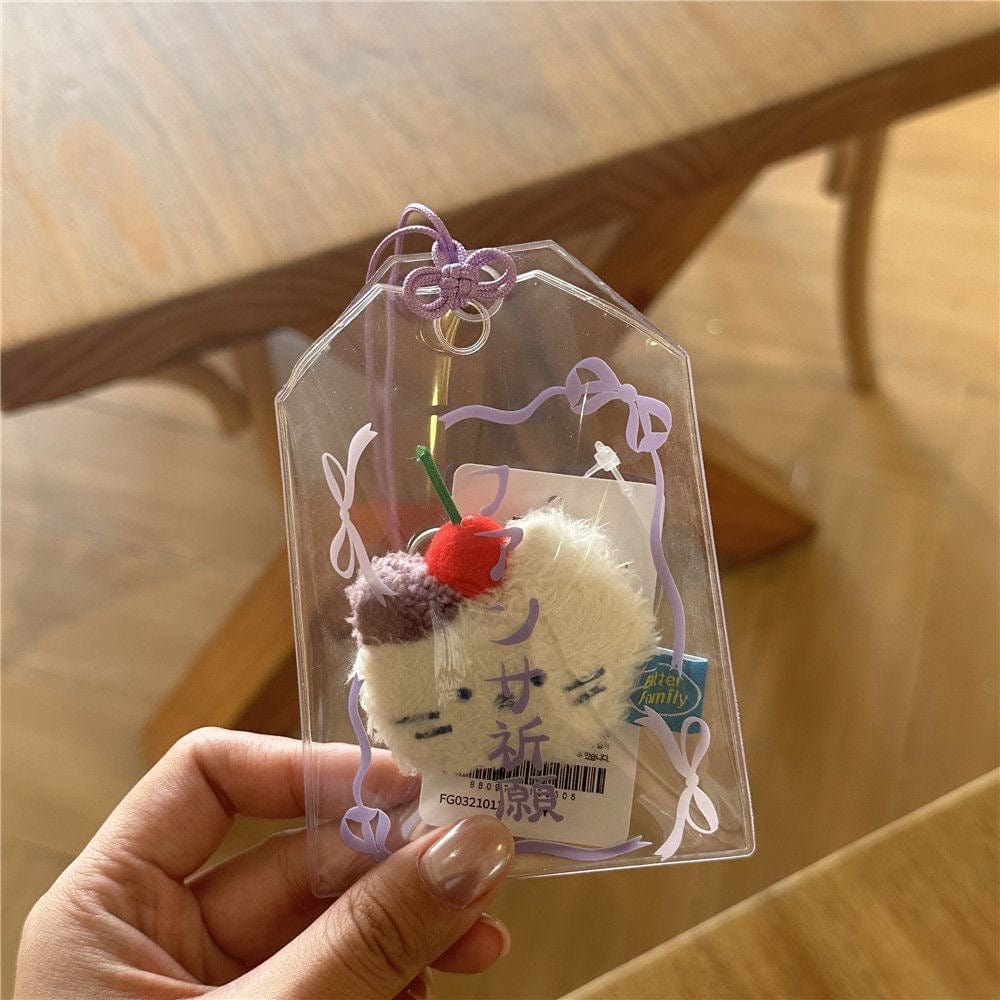 Chic Transparent Amulet Kpop Keychain Photocard Holder - ArtGalleryZen