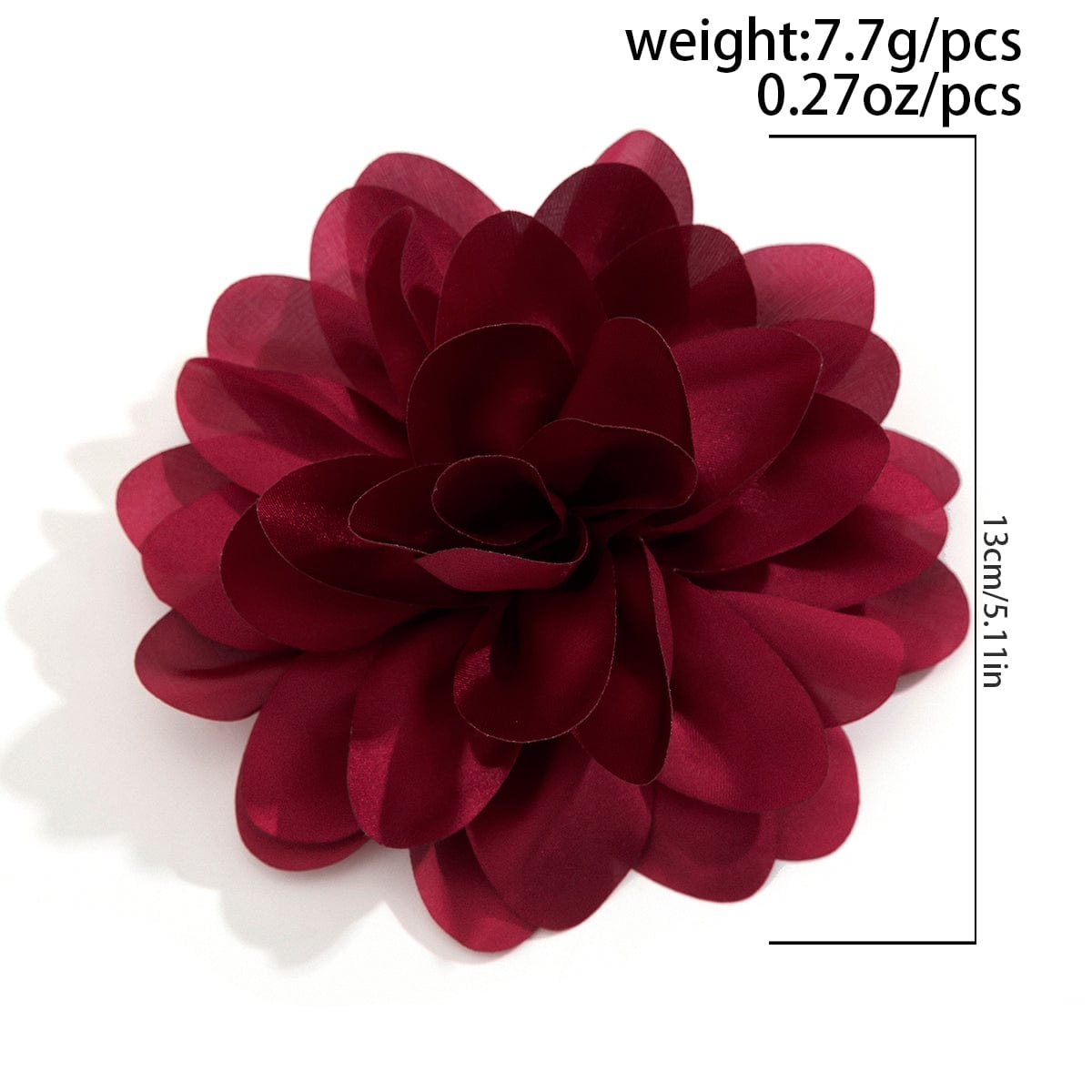 Chic Trendy Satin Flower Pin Brooch