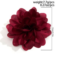 Thumbnail for Chic Trendy Satin Flower Pin Brooch