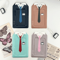 Thumbnail for Chic Uniform Kpop Keychain Photocard Holder - ArtGalleryZen