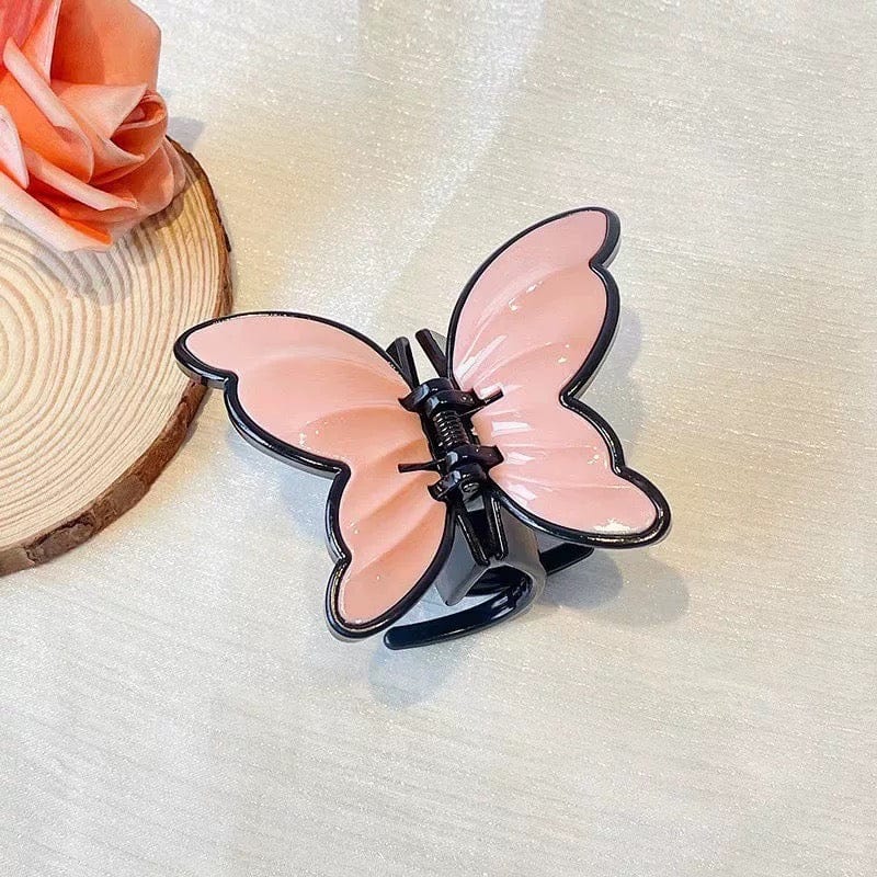 Chic Vintage Textured Butterfly Hair Claw Clip