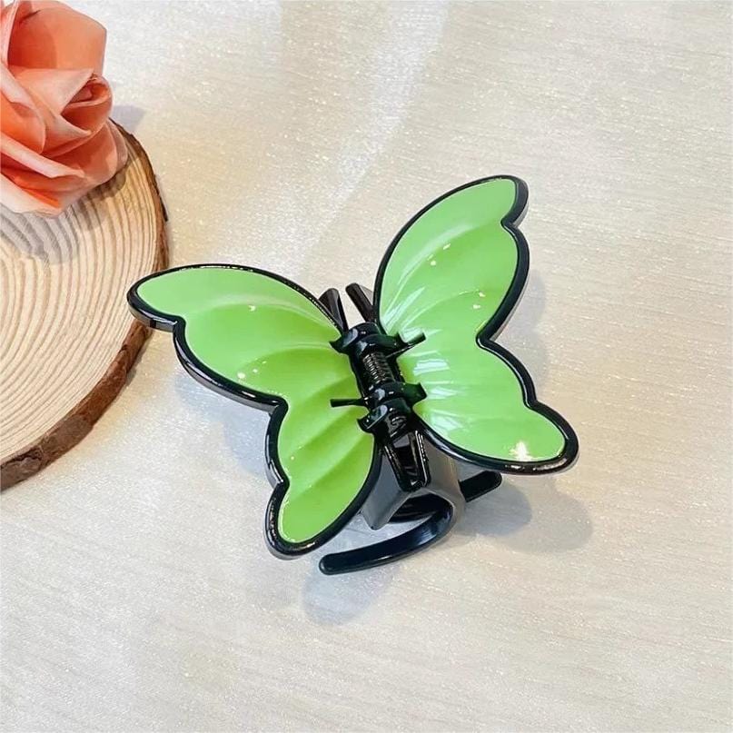 Chic Vintage Textured Butterfly Hair Claw Clip