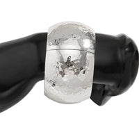 Thumbnail for Chunky Gold Silver Tone Hammered Wide Cuff Bangle Bracelet - ArtGalleryZen