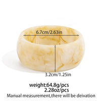 Thumbnail for Chunky Gradient Resin Bangle Bracelet Set - ArtGalleryZen