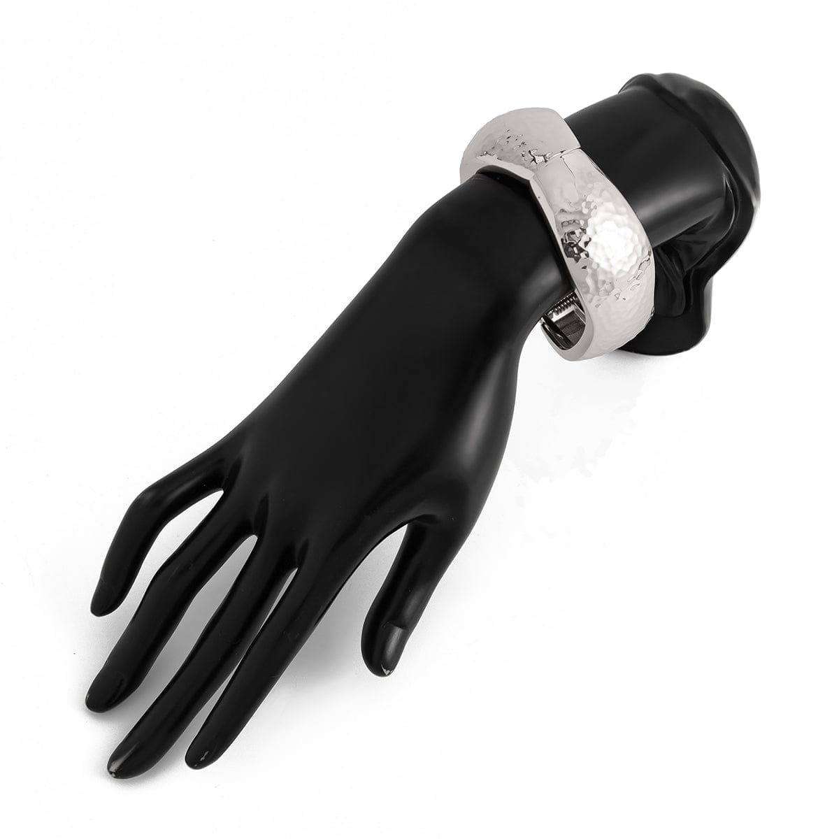 Chunky Irregular Curved Wide Cuff Bangle Bracelet - ArtGalleryZen