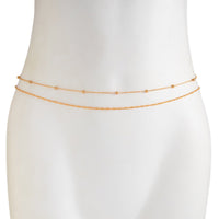 Thumbnail for Classic 2pcs Ball Charm Twisted Waist Chain Set - ArtGalleryZen