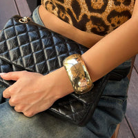 Thumbnail for Classic Chunky Glossy Wide Cuff Bangle Bracelet