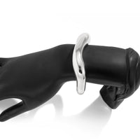 Thumbnail for Classic Gold Silver Plated Glossy Wave Bangle Bracelet - ArtGalleryZen