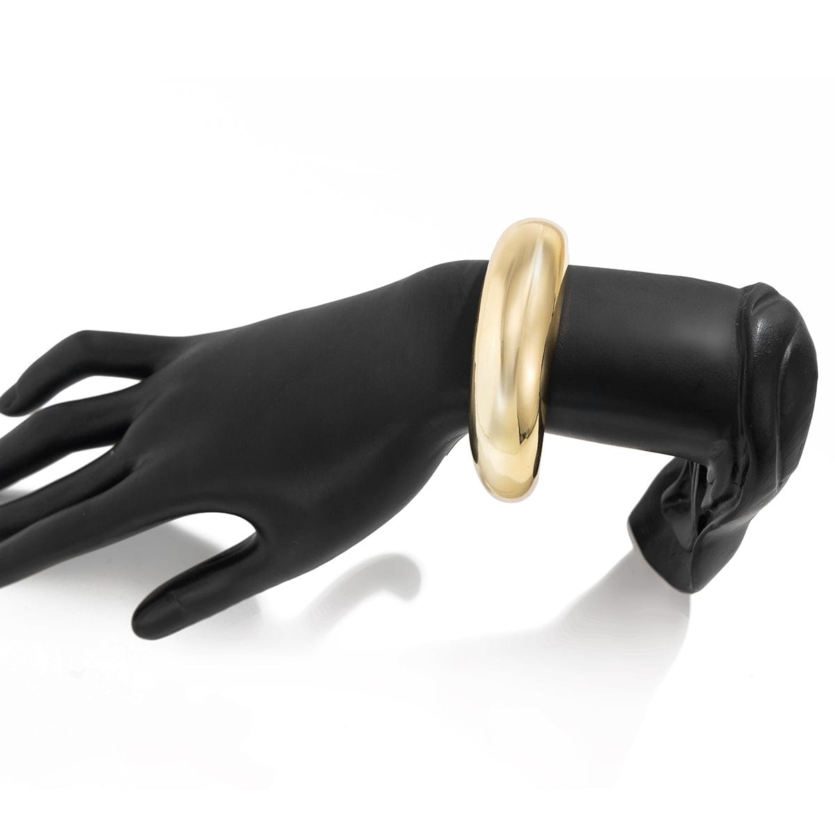 Classic Gold Silver Plated Open Bangle Bracelet - ArtGalleryZen