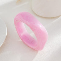 Thumbnail for Colorful Irregular Resin Bangle Bracelet - ArtGalleryZen