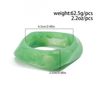 Thumbnail for Colorful Irregular Resin Bangle Bracelet - ArtGalleryZen